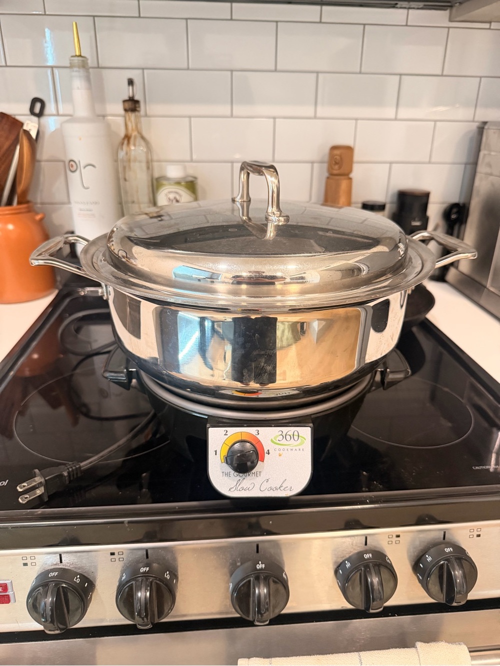360 Cookware 6 Quart Slow Cooker Set